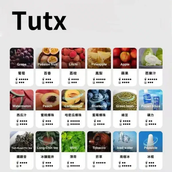 TUTX一代電子煙煙彈 三顆裝